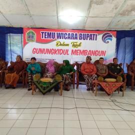 Temu Wicara Bupati Gunungkidul di Pantai Kukup