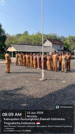 Apel pagi pamong kalurahan banjarejo
