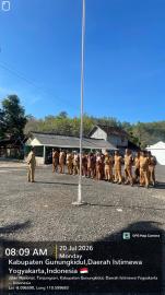Apel pagi pamong kalurahan banjarejo